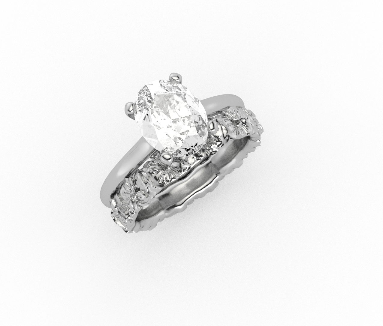 RESERVED Custom Platinum Wedding Band Size 6