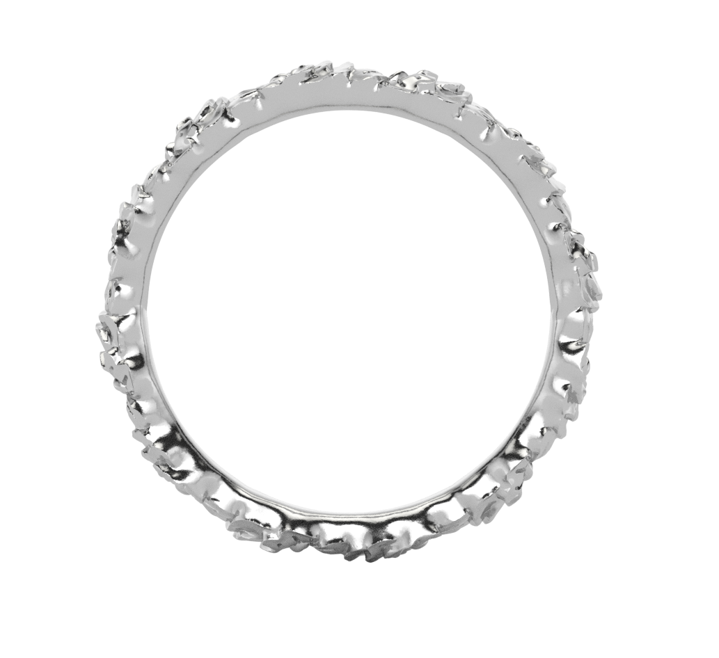 RESERVED Custom Platinum Wedding Band Size 6