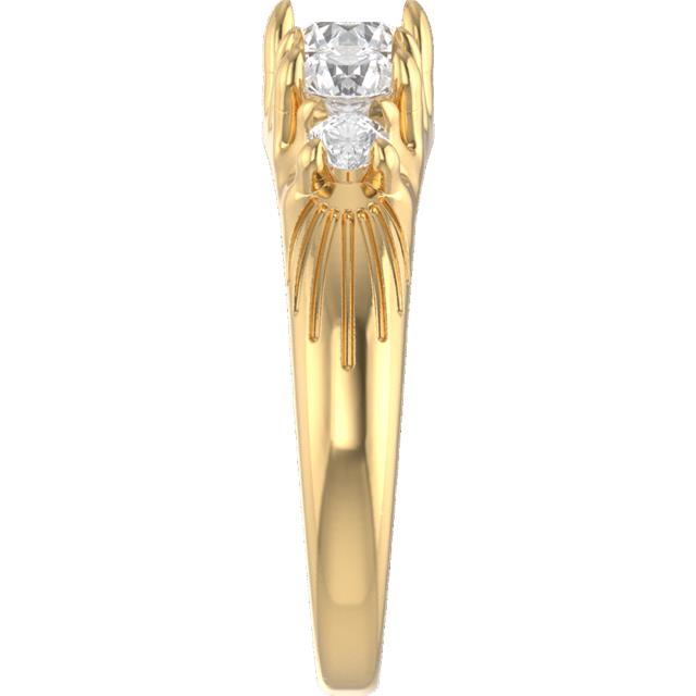 RESERVED Custom 5-stone engagement ring