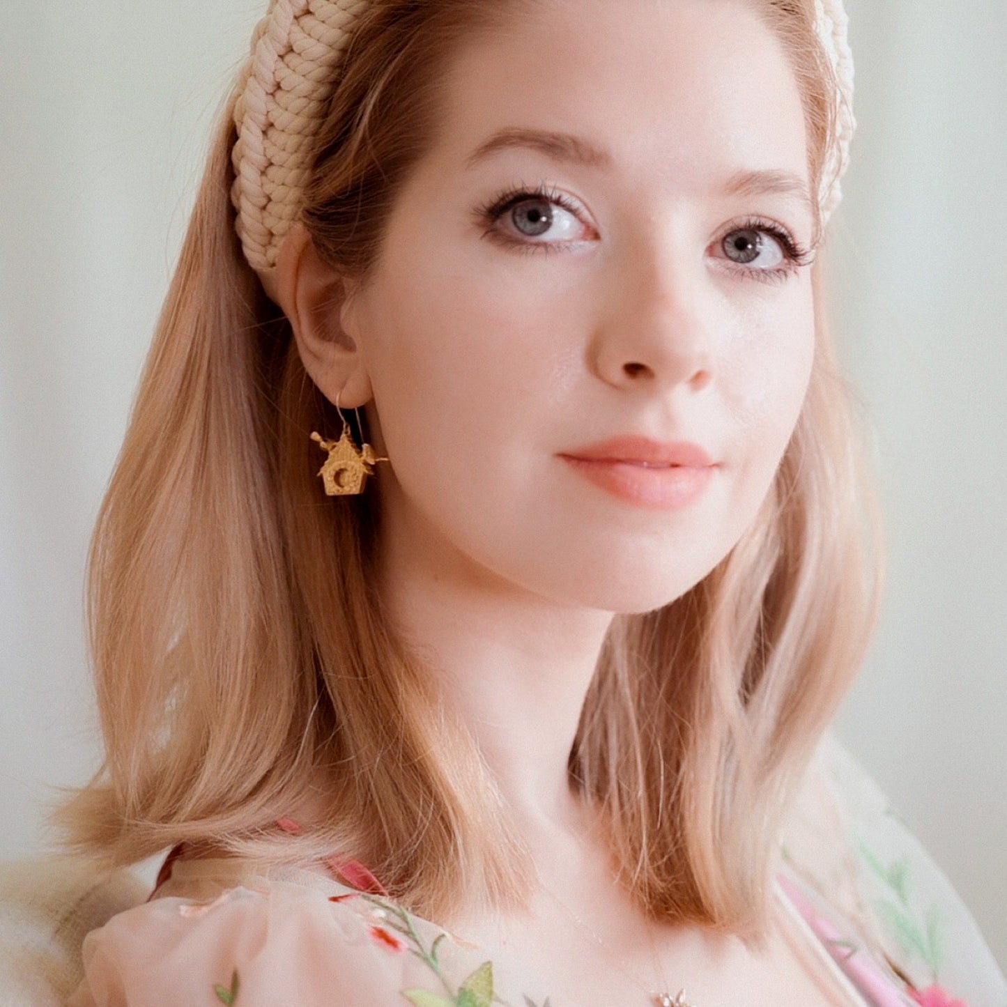 Birdhouse Earrings