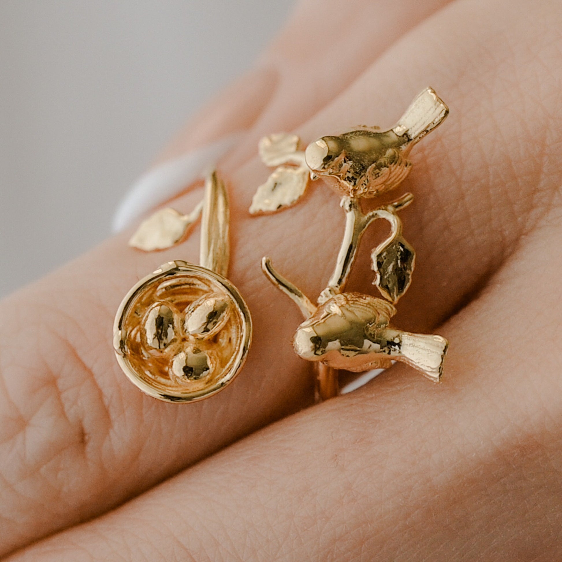 Bird Ring Love Nest