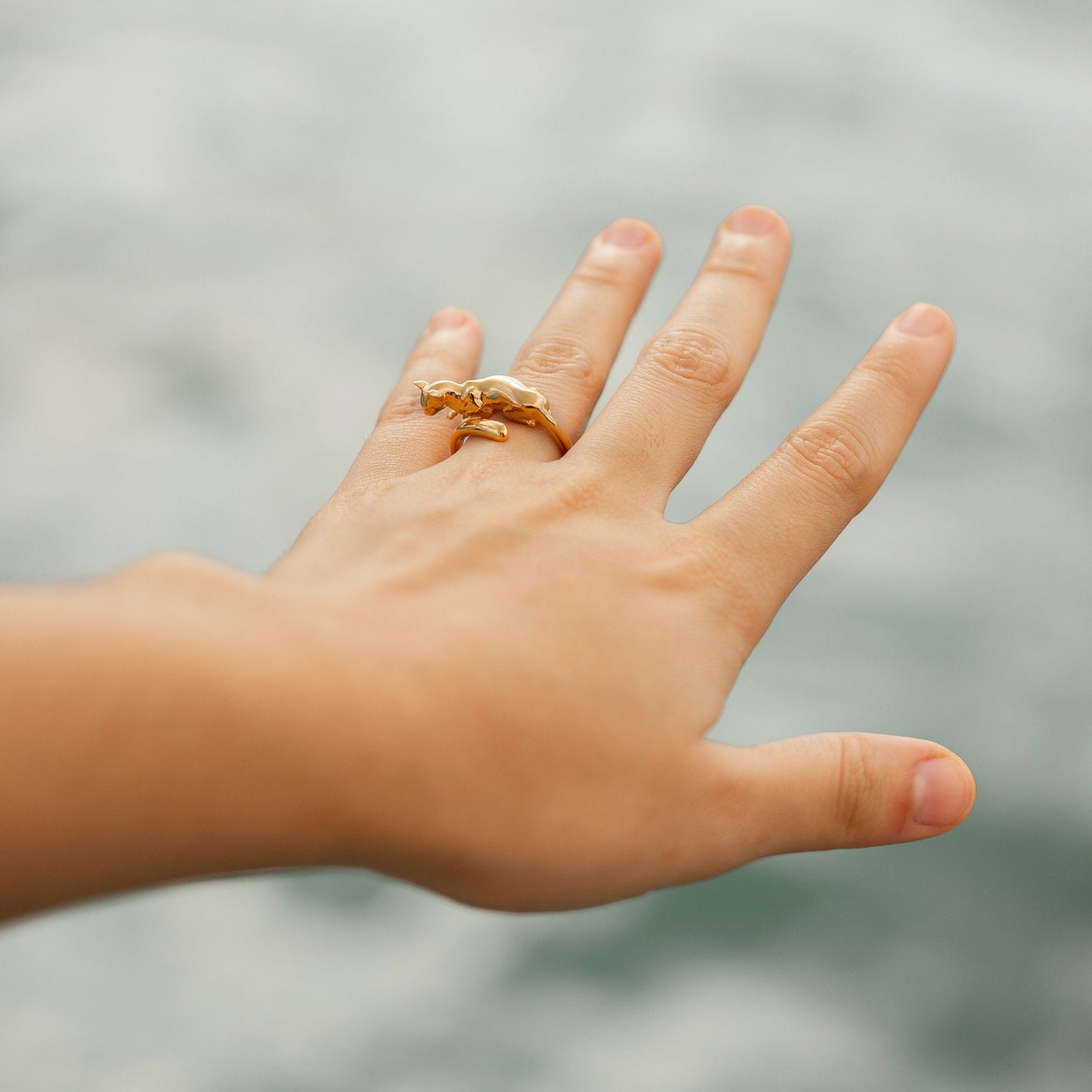 Egyptian Bastet Cat Ring