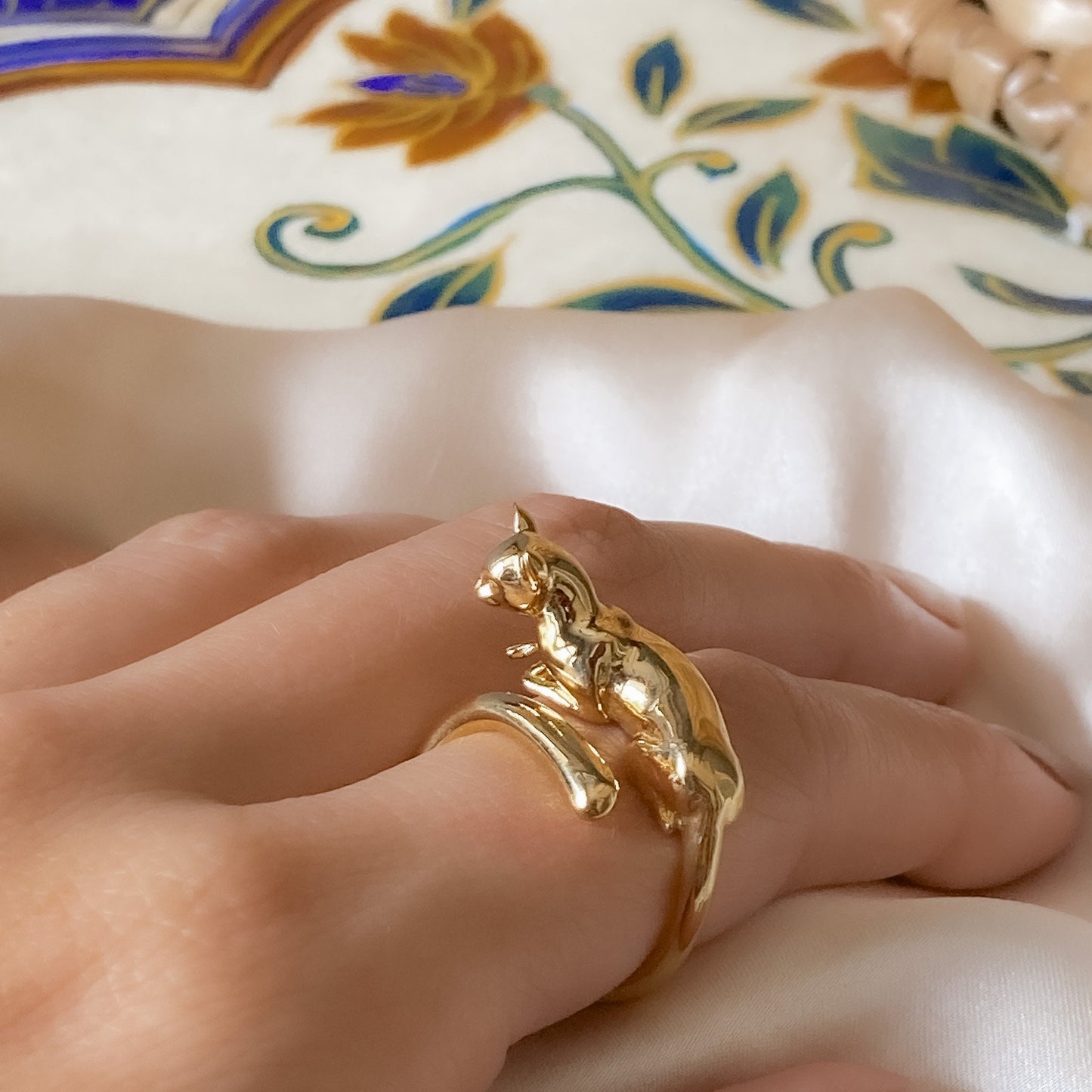 Egyptian Bastet Cat Ring