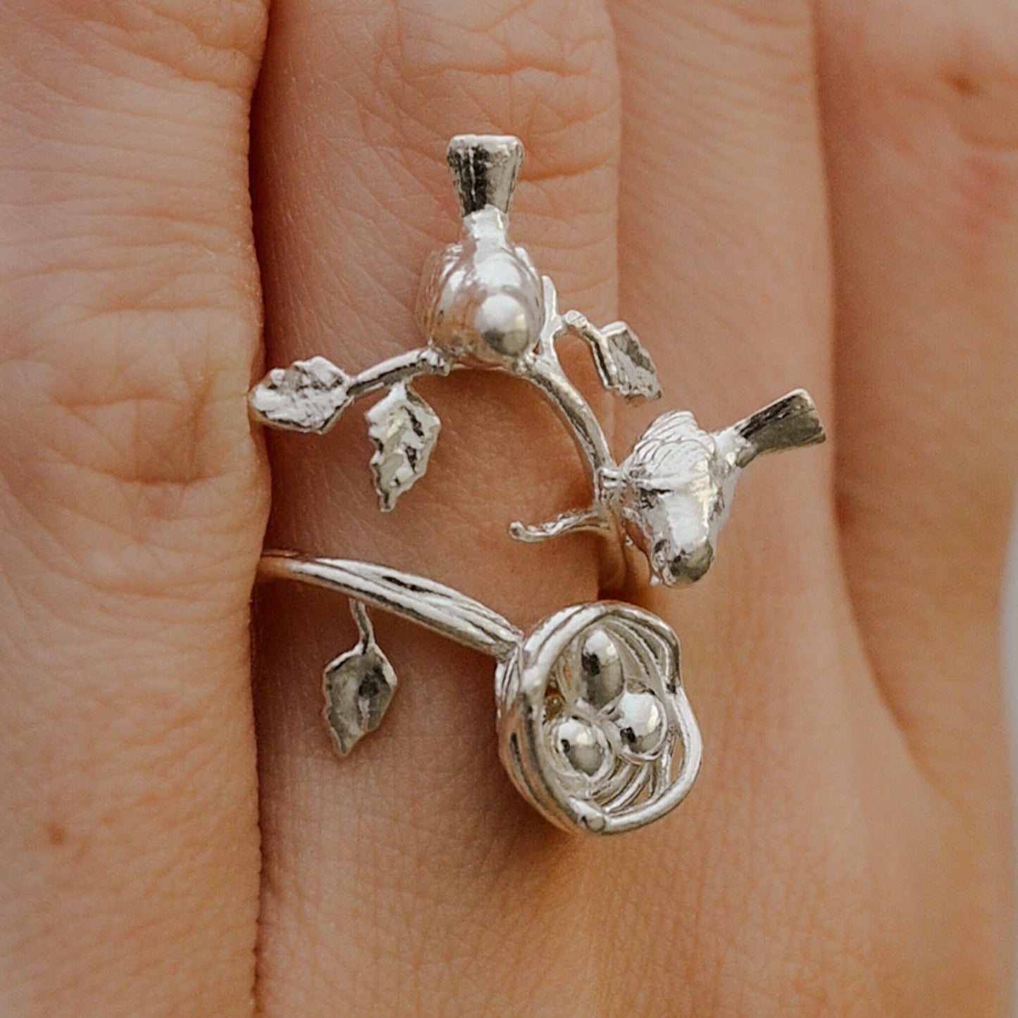 Bird Ring Love Nest