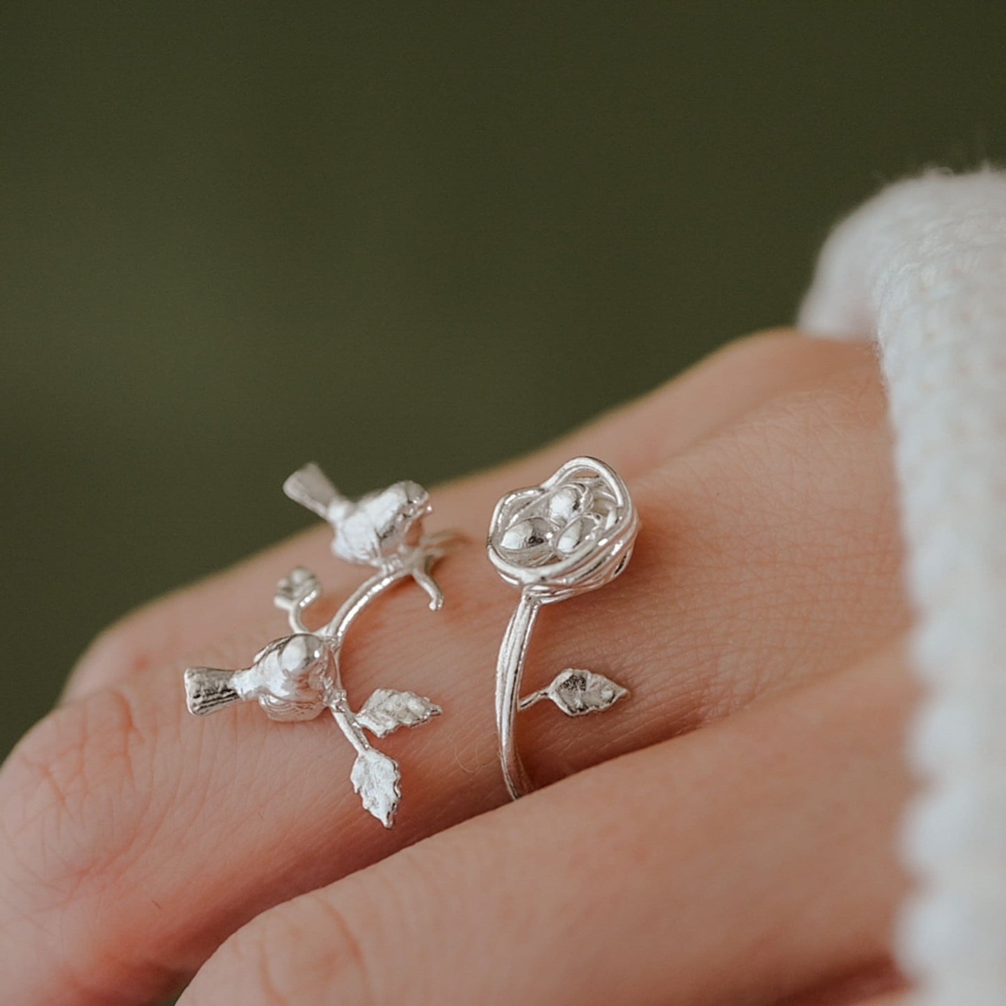 Bird Ring Love Nest