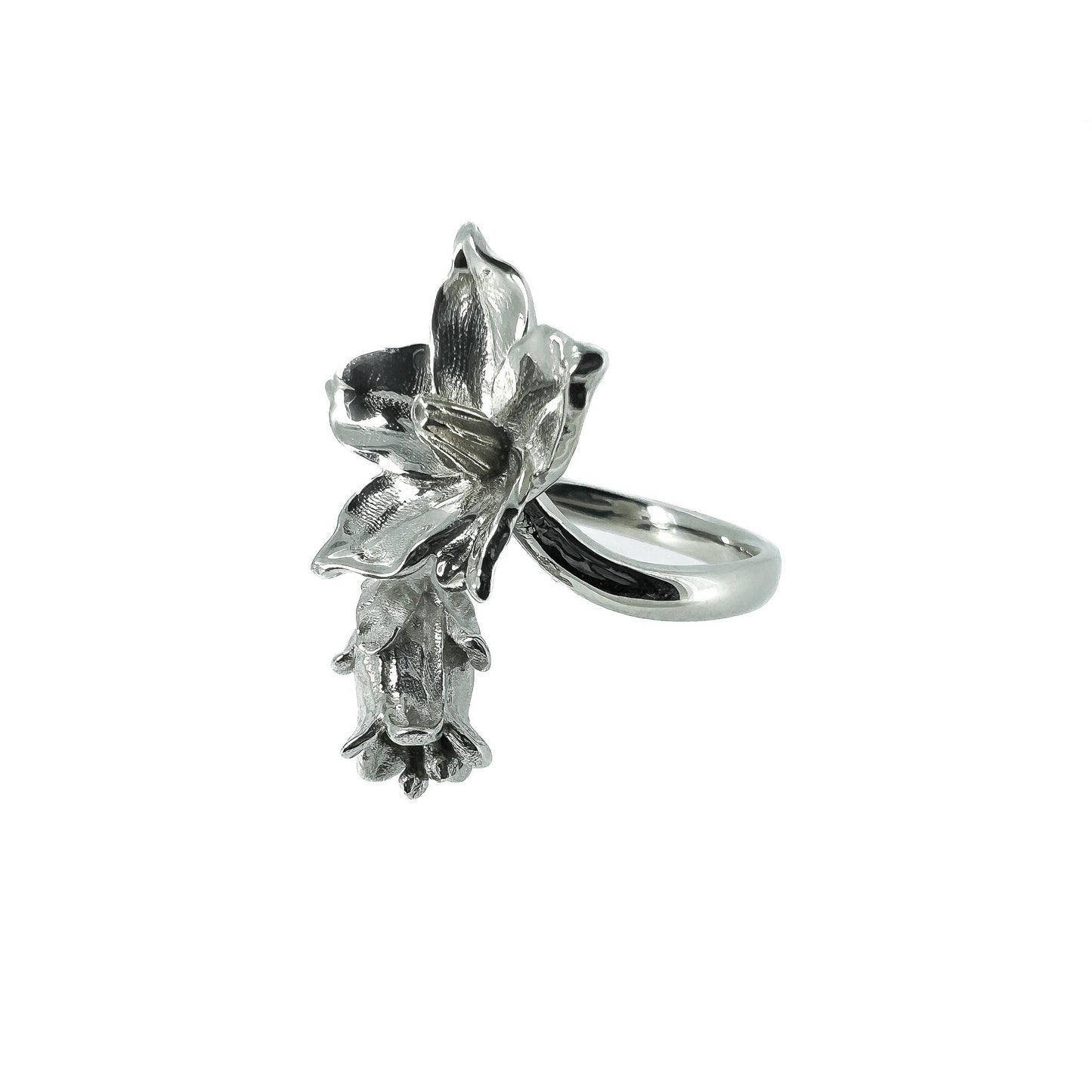 Deadly Nightshade Flower Ring