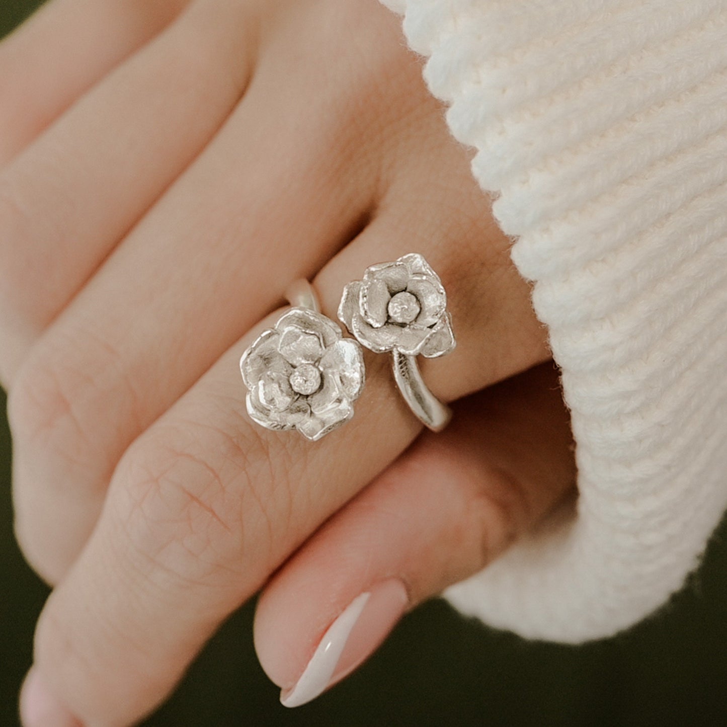 Magnolia Flower Ring