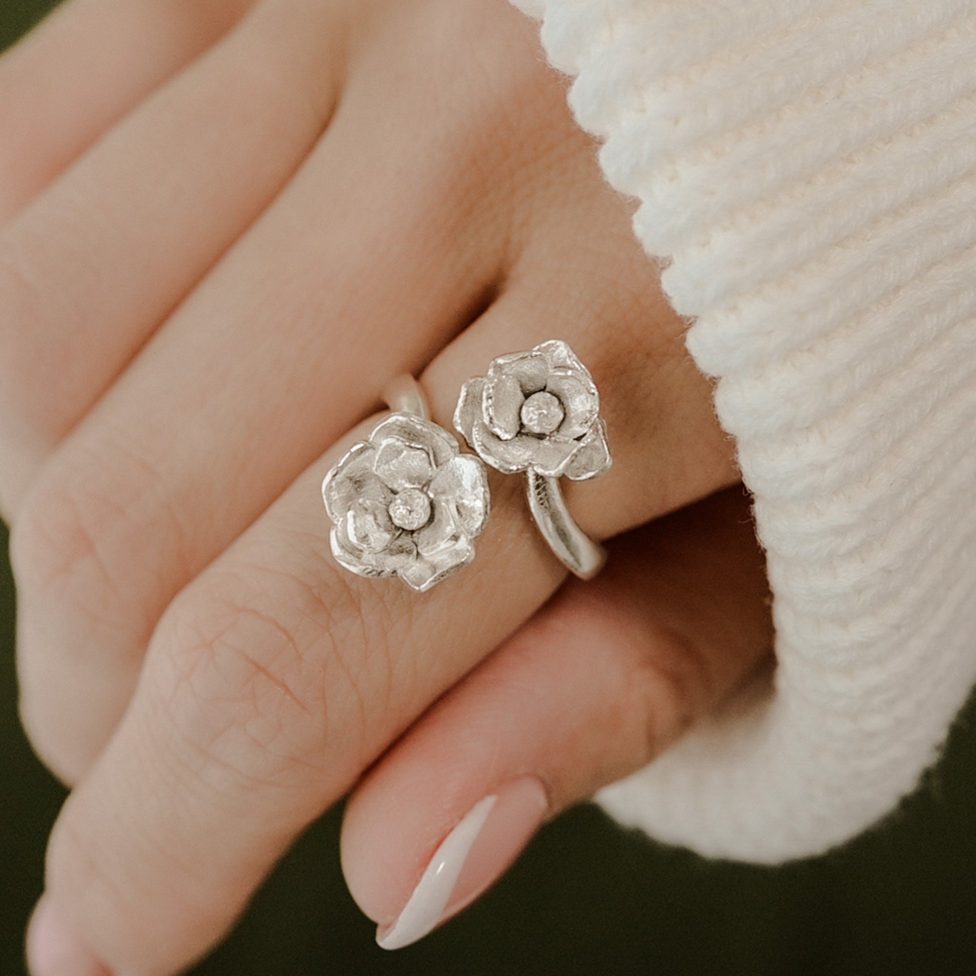 Magnolia Flower Ring