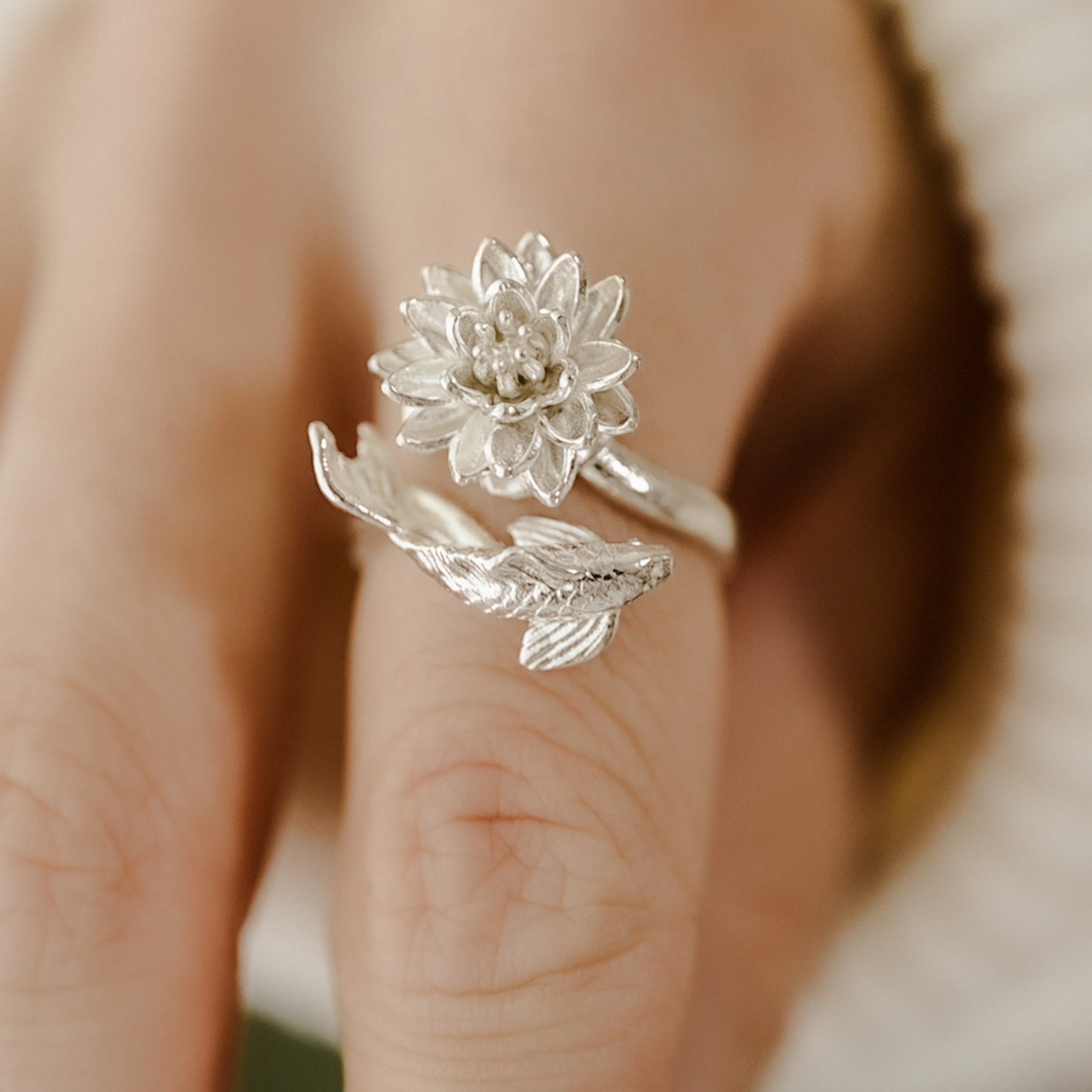Waterlily and Koi Ring