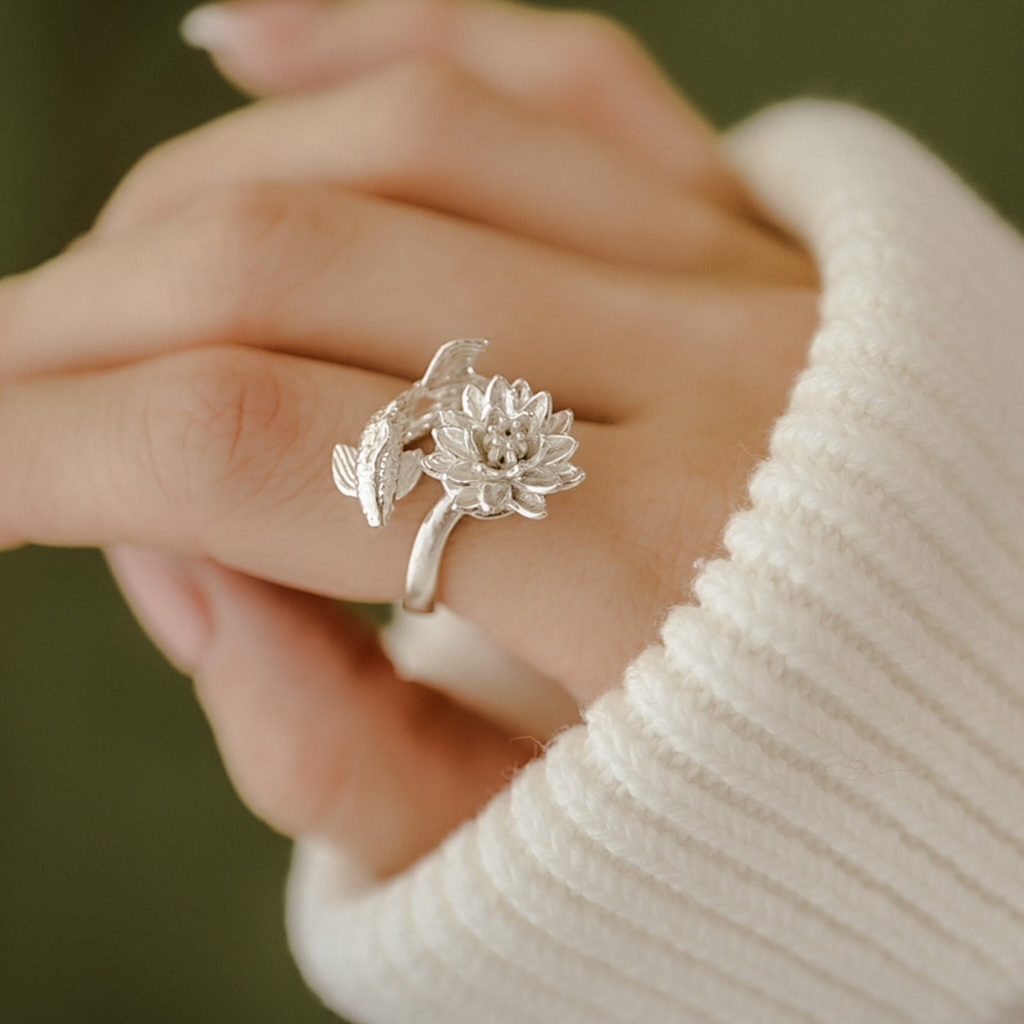Waterlily and Koi Ring