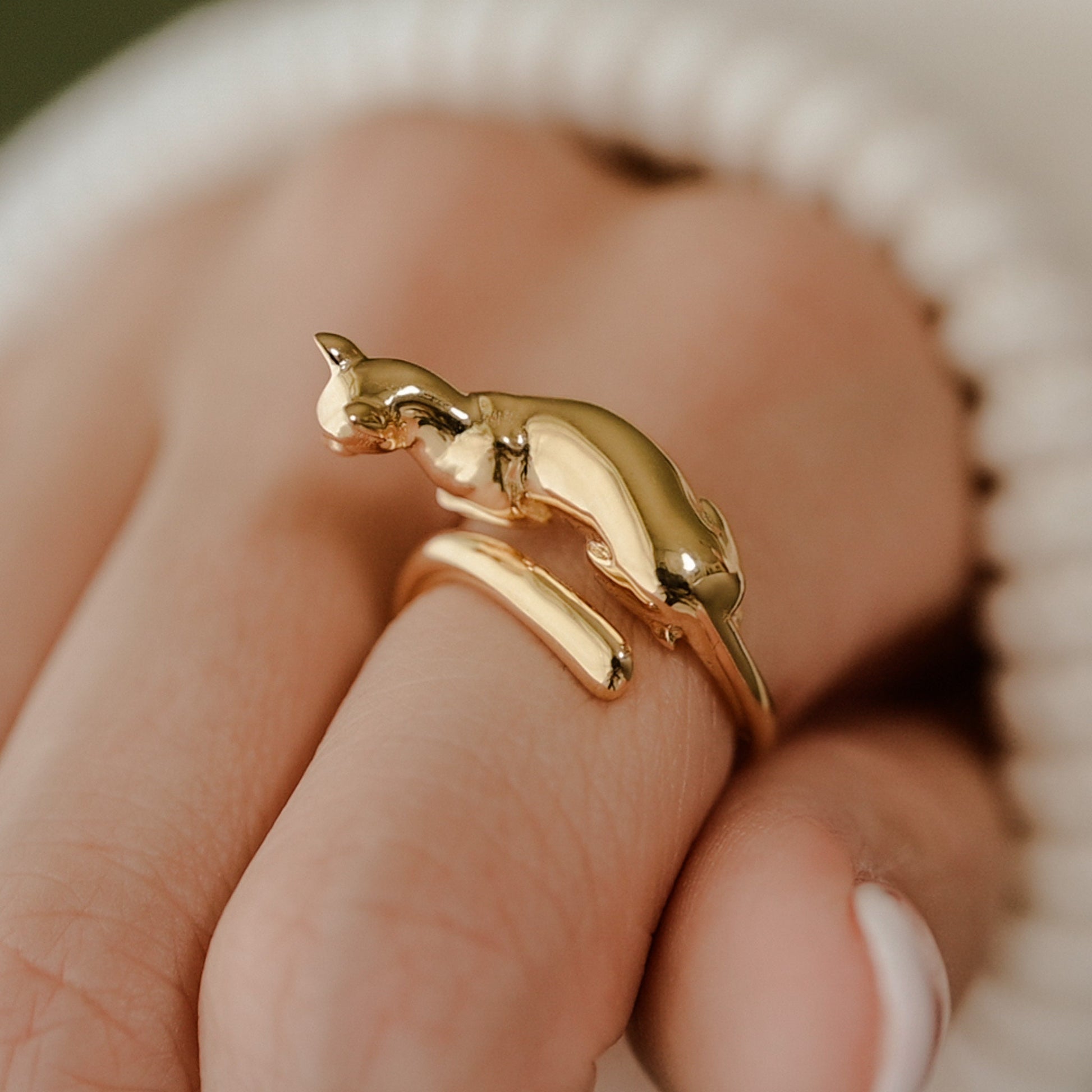 Egyptian Bastet Cat Ring
