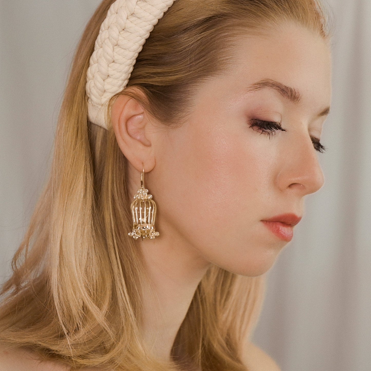 Birdcage Earring Vintage Inspired