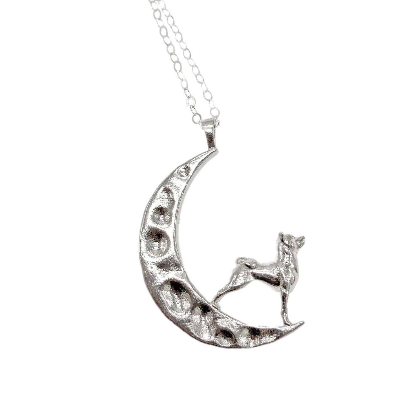Shiba to the Moon Necklace