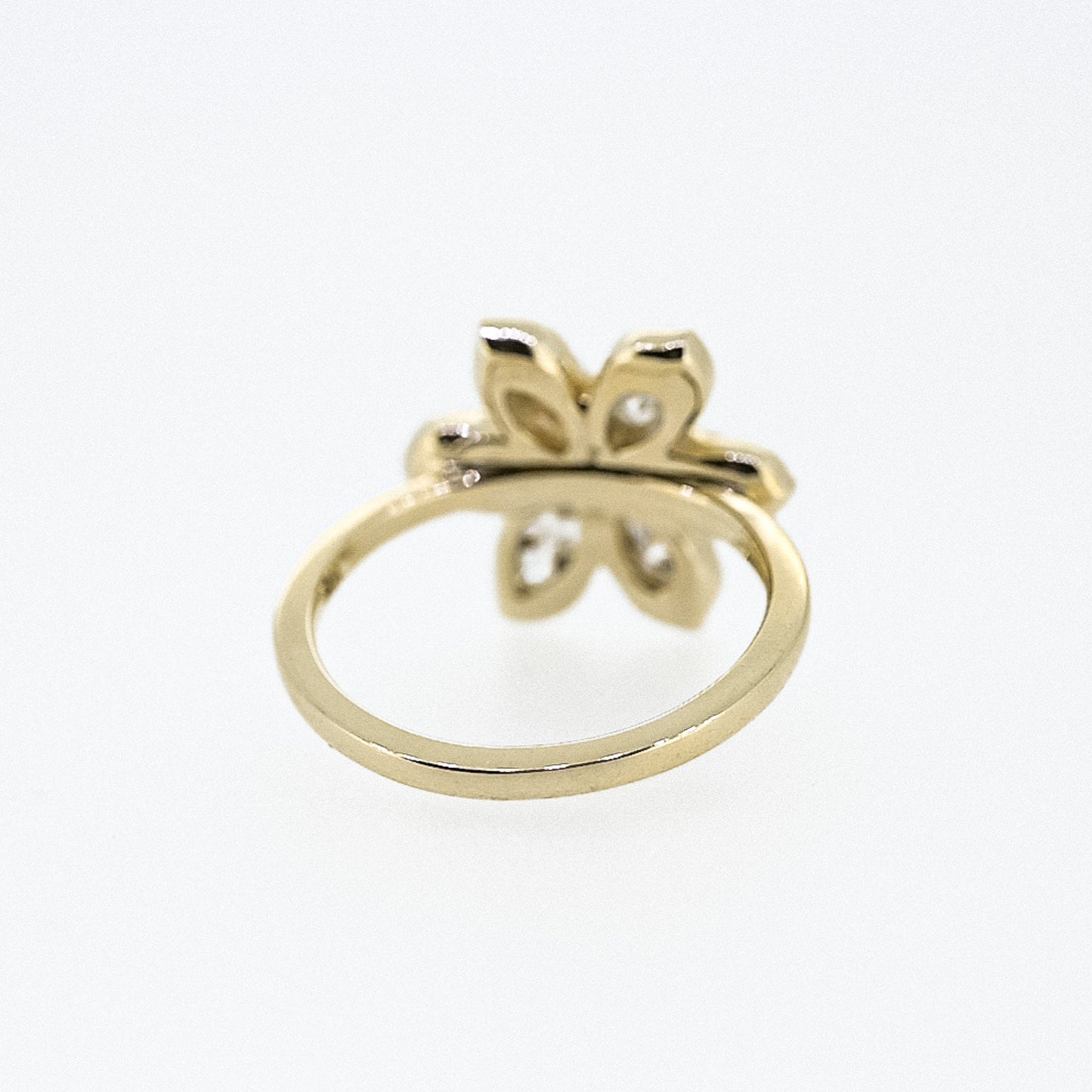 Diamond Flower Ring
