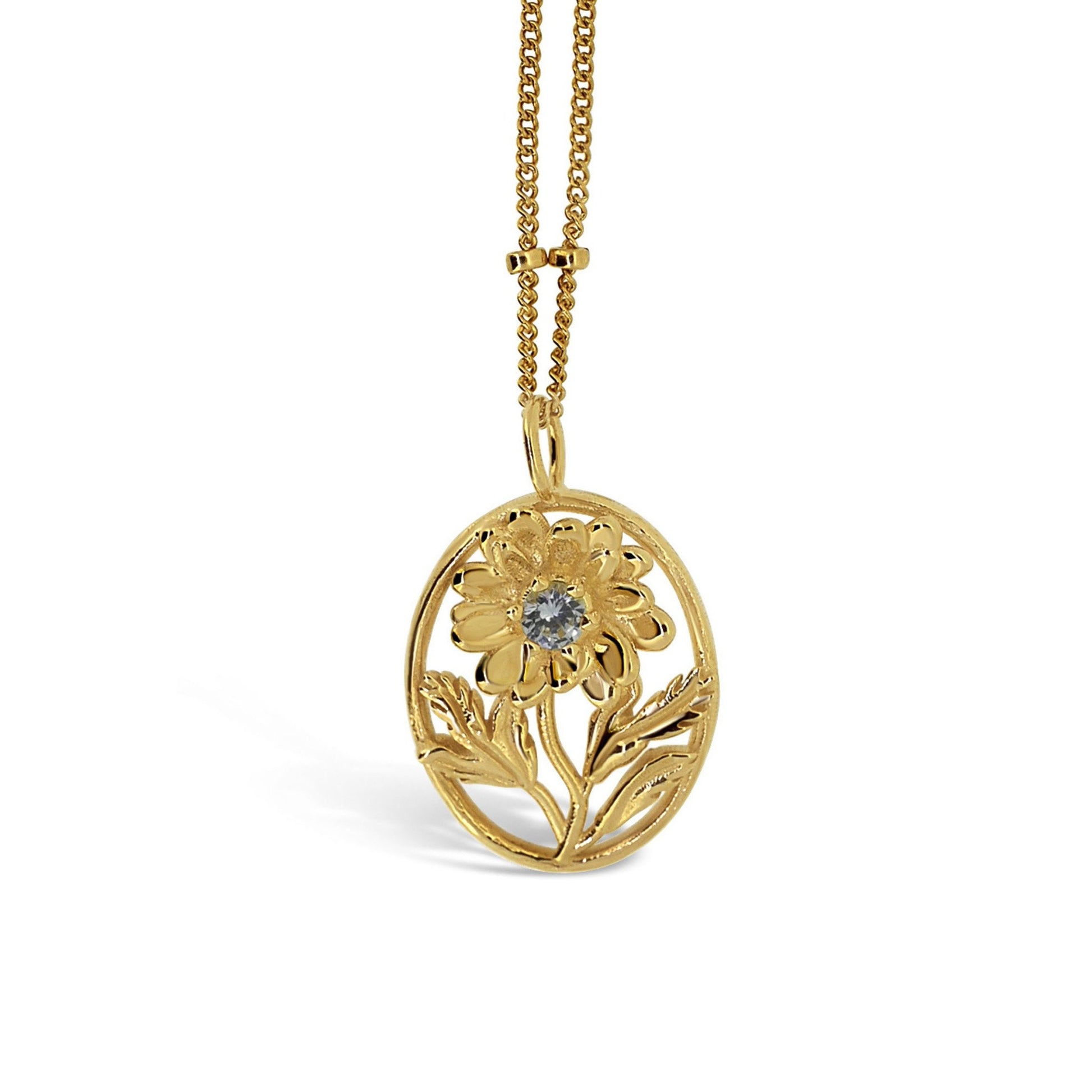 Daisy Flower Necklace
