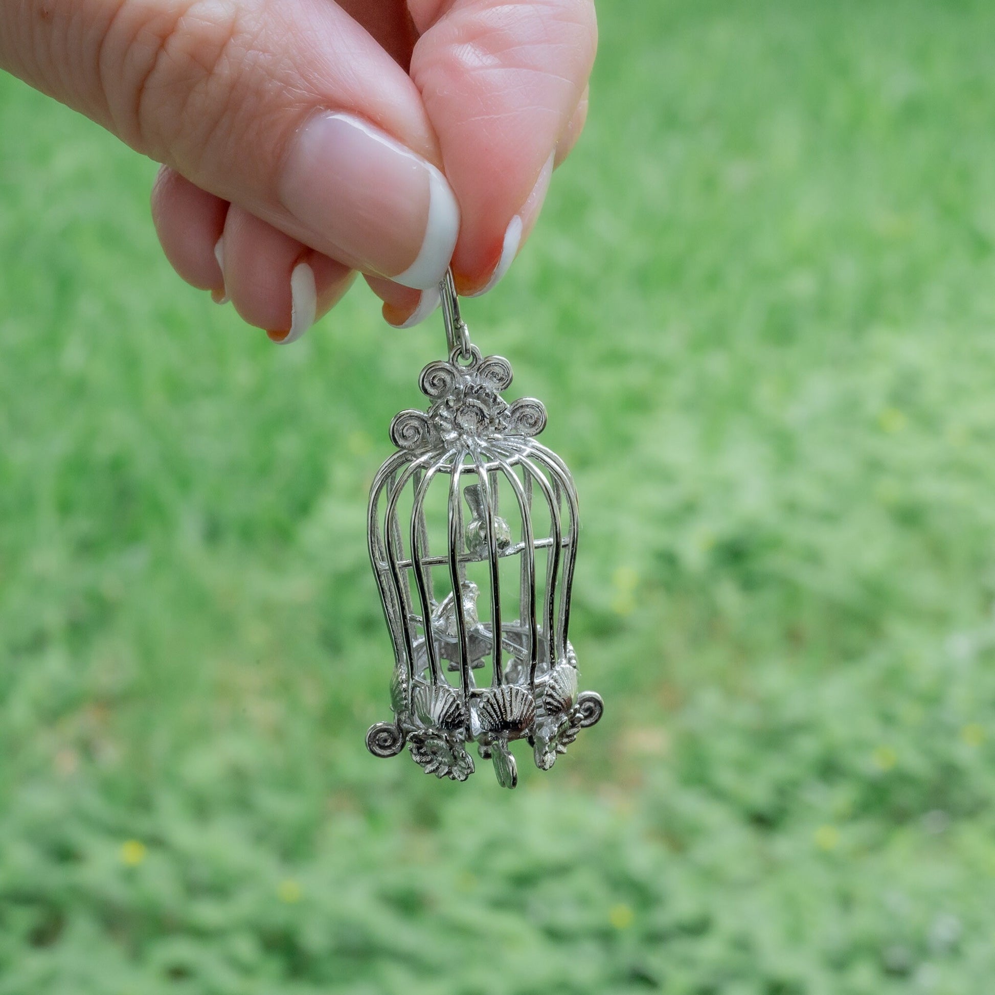 Birdcage Earring Vintage Inspired