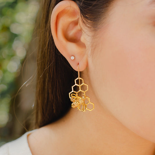 Bee Earrings