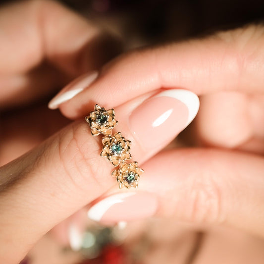 Alexandrite Water Lily Ring