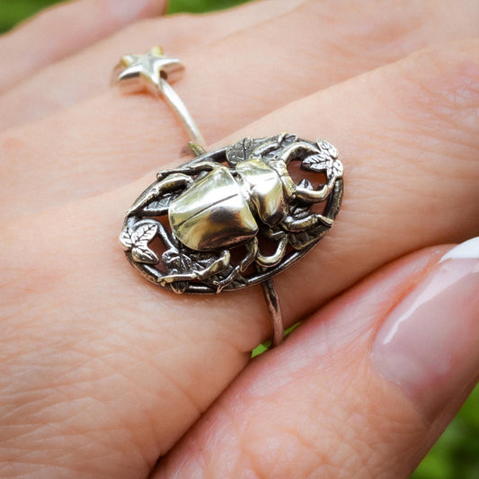 Stag Beetle Ring