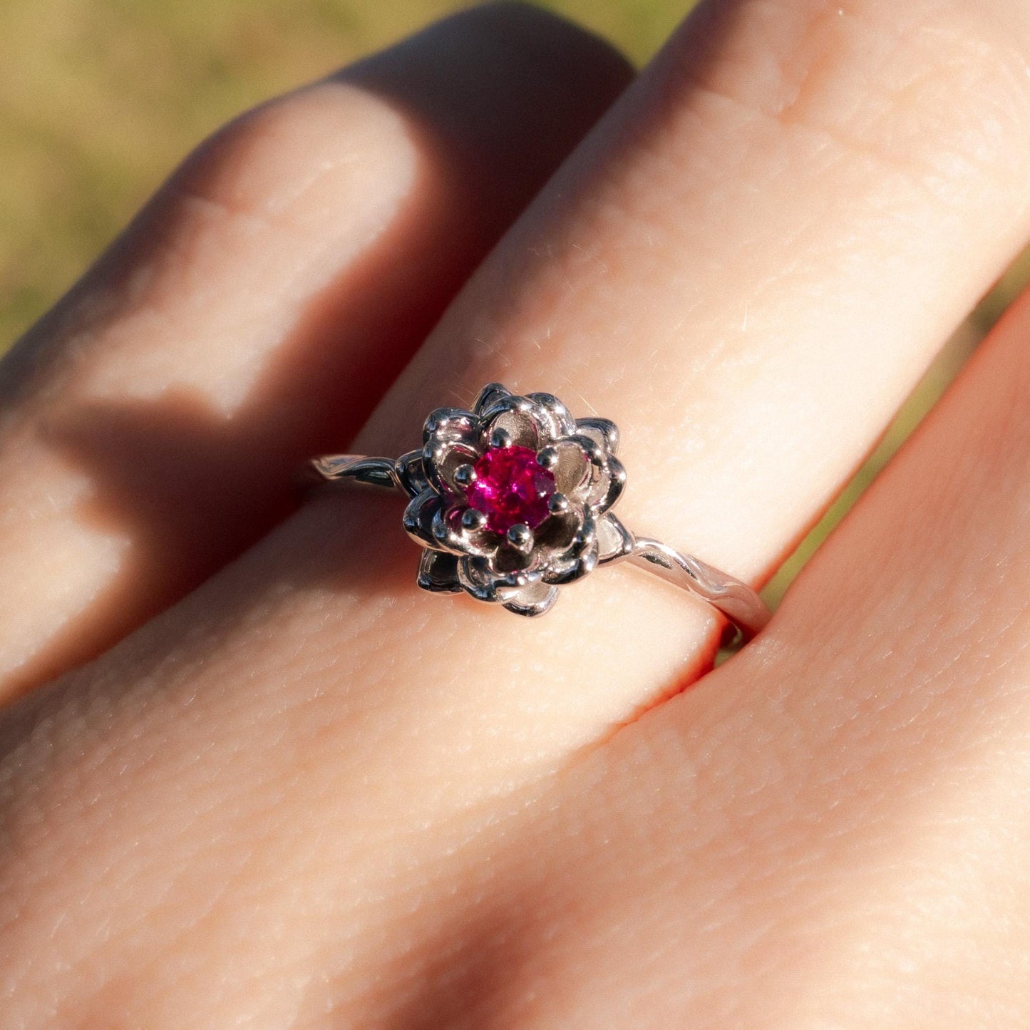 Water lily Flower Ring
