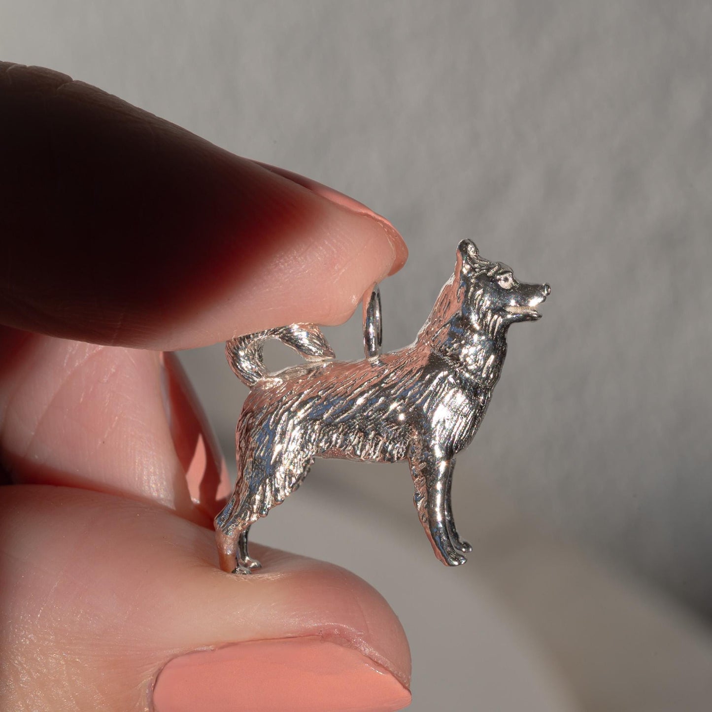 Husky Dog Charm Necklace