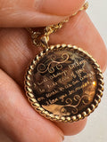RESERVADO Collar de alas de ángel de 14k