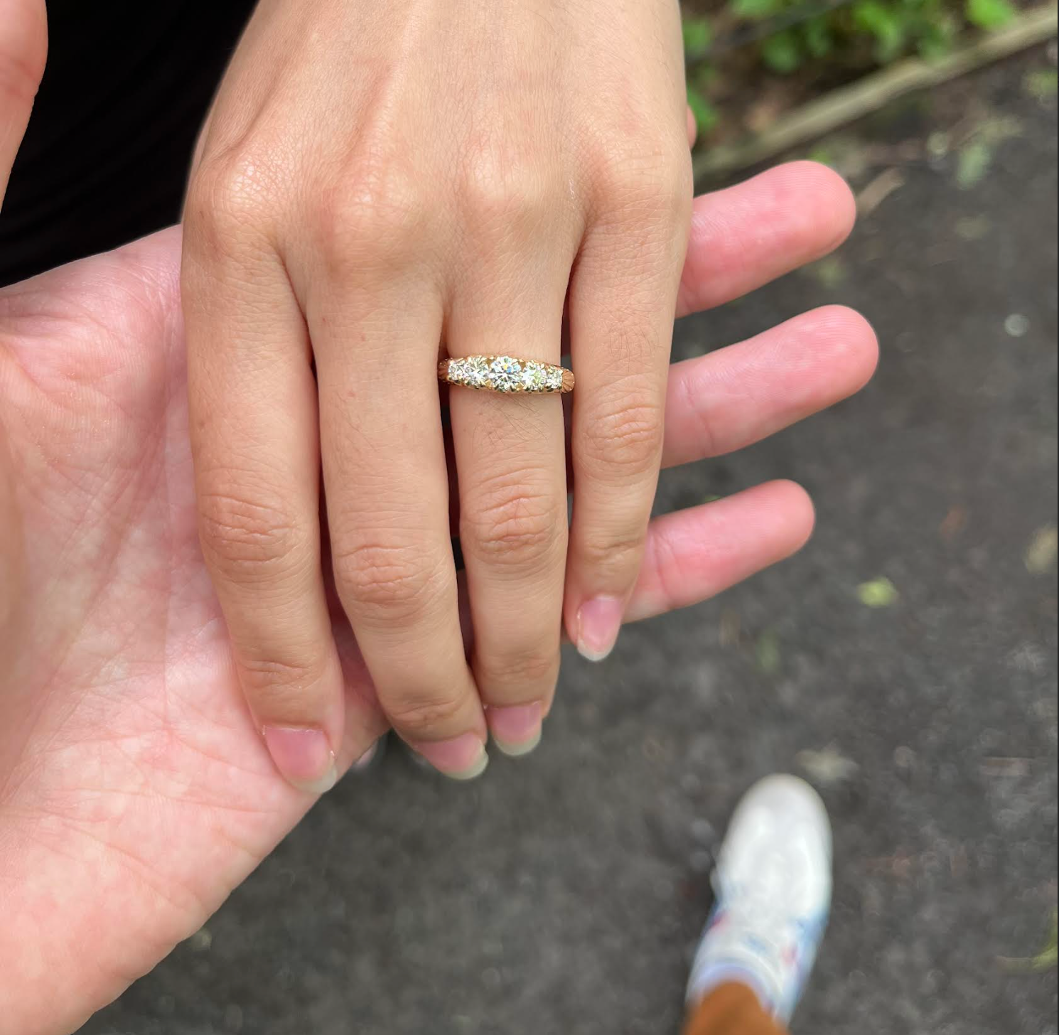 Diseño de anillo de compromiso personalizado