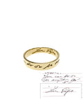 Bespoke Handwriting Engraved Ring