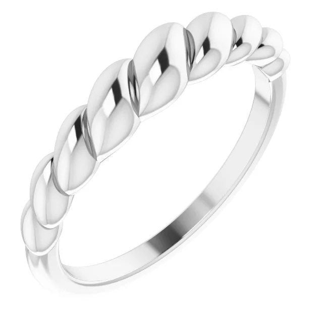 Rope Croissant Ring