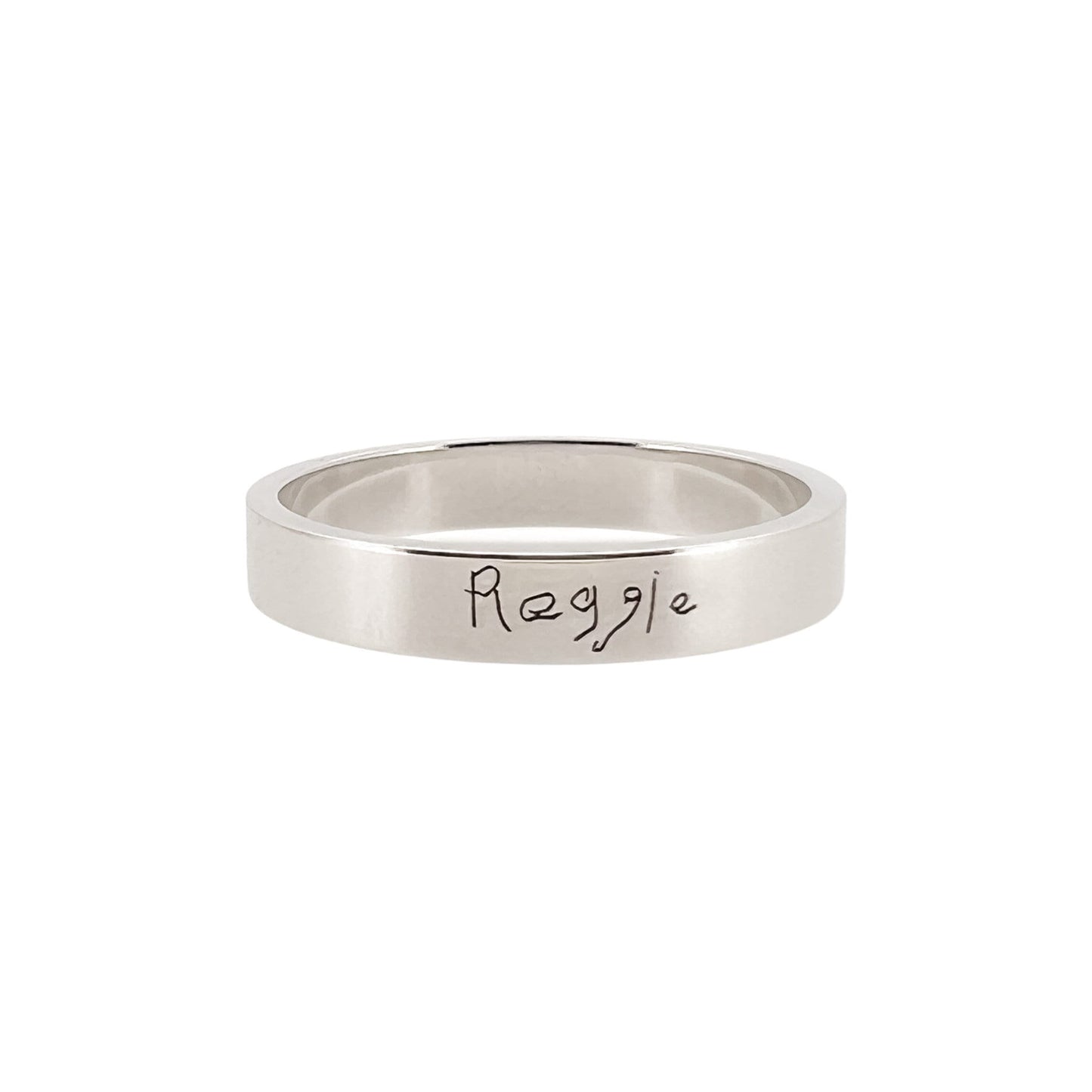 Bespoke Handwriting Personalized Ring