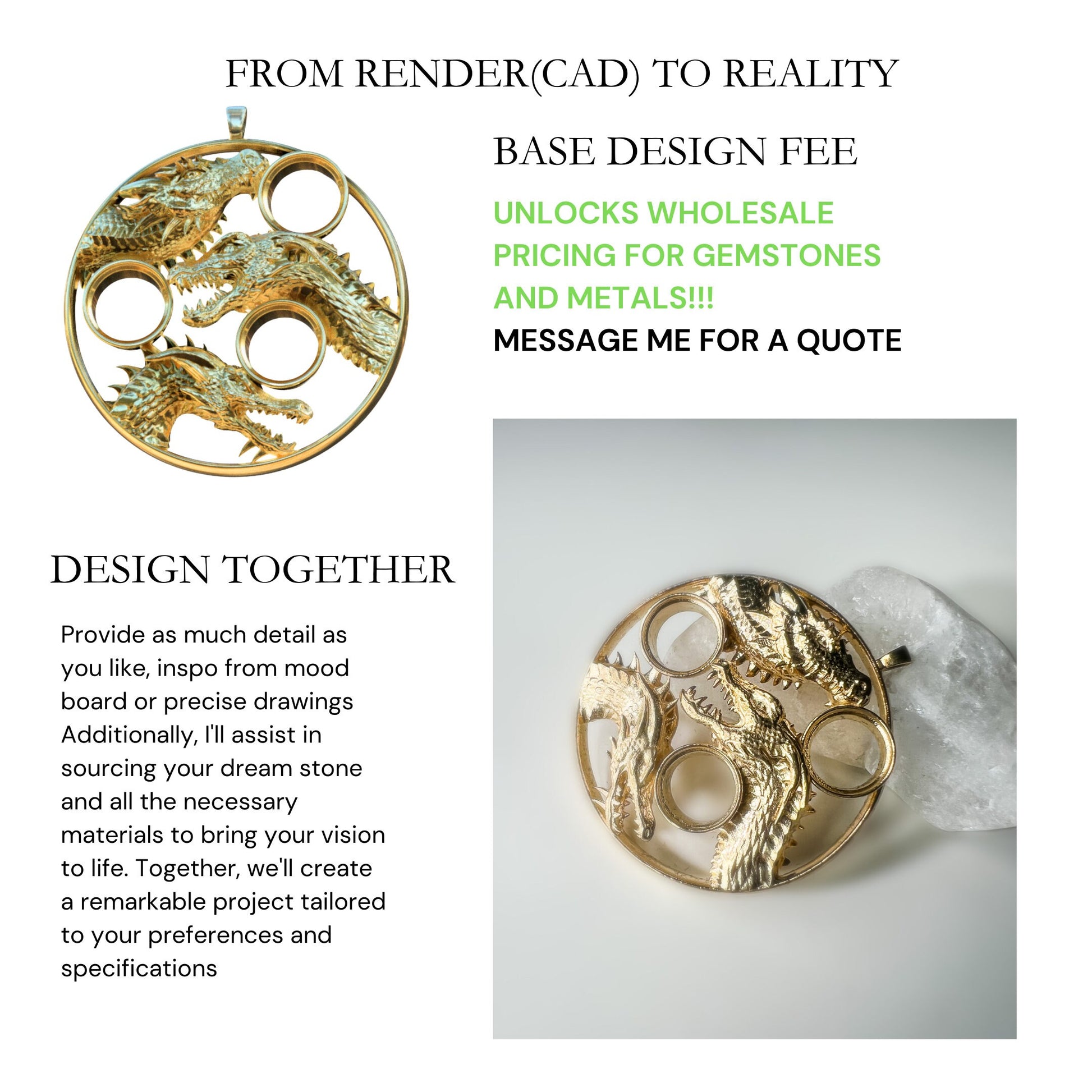 Create your own 3D printed Jewelry