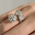 Peony Floral Bouquet Ring
