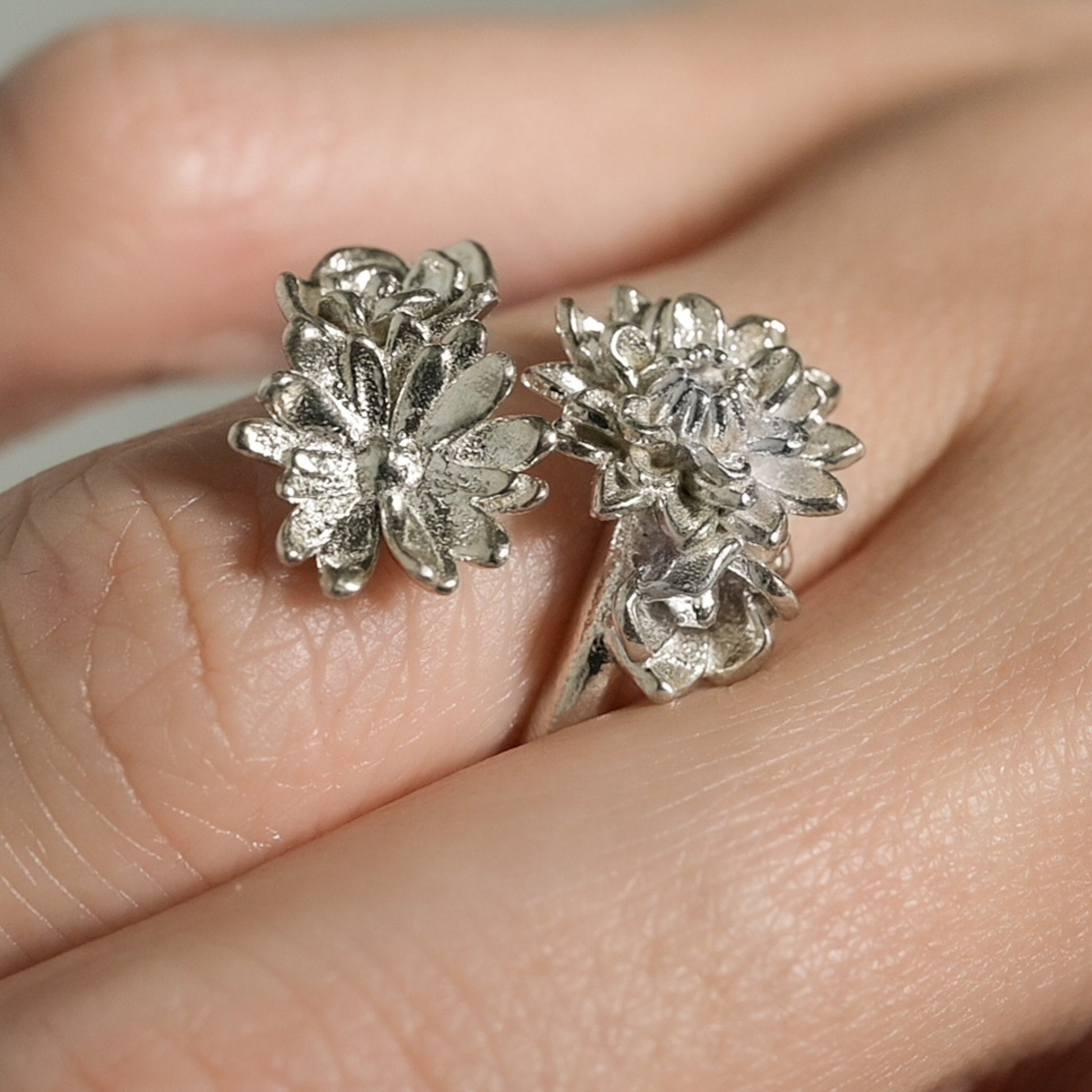 Peony Floral Bouquet Ring