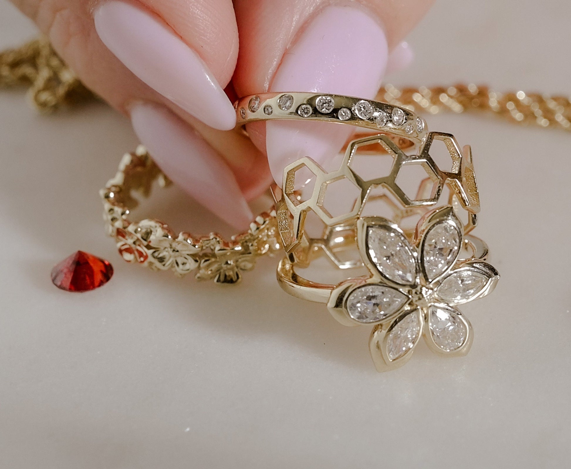 Dogwood Flower Ring
