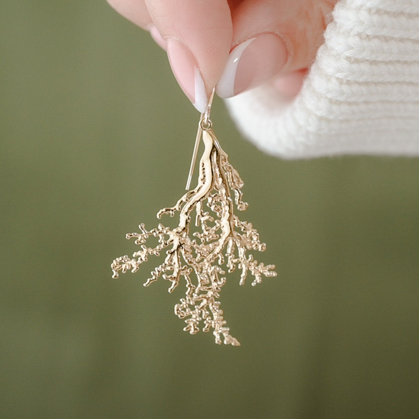 Coral Earrings