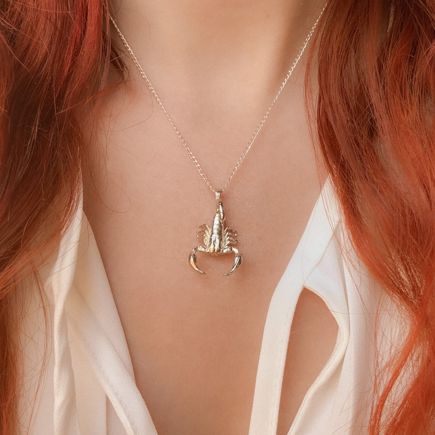 Scorpion Pendant Only: 14k Gold Plate, Sterling Silver, Vermeil