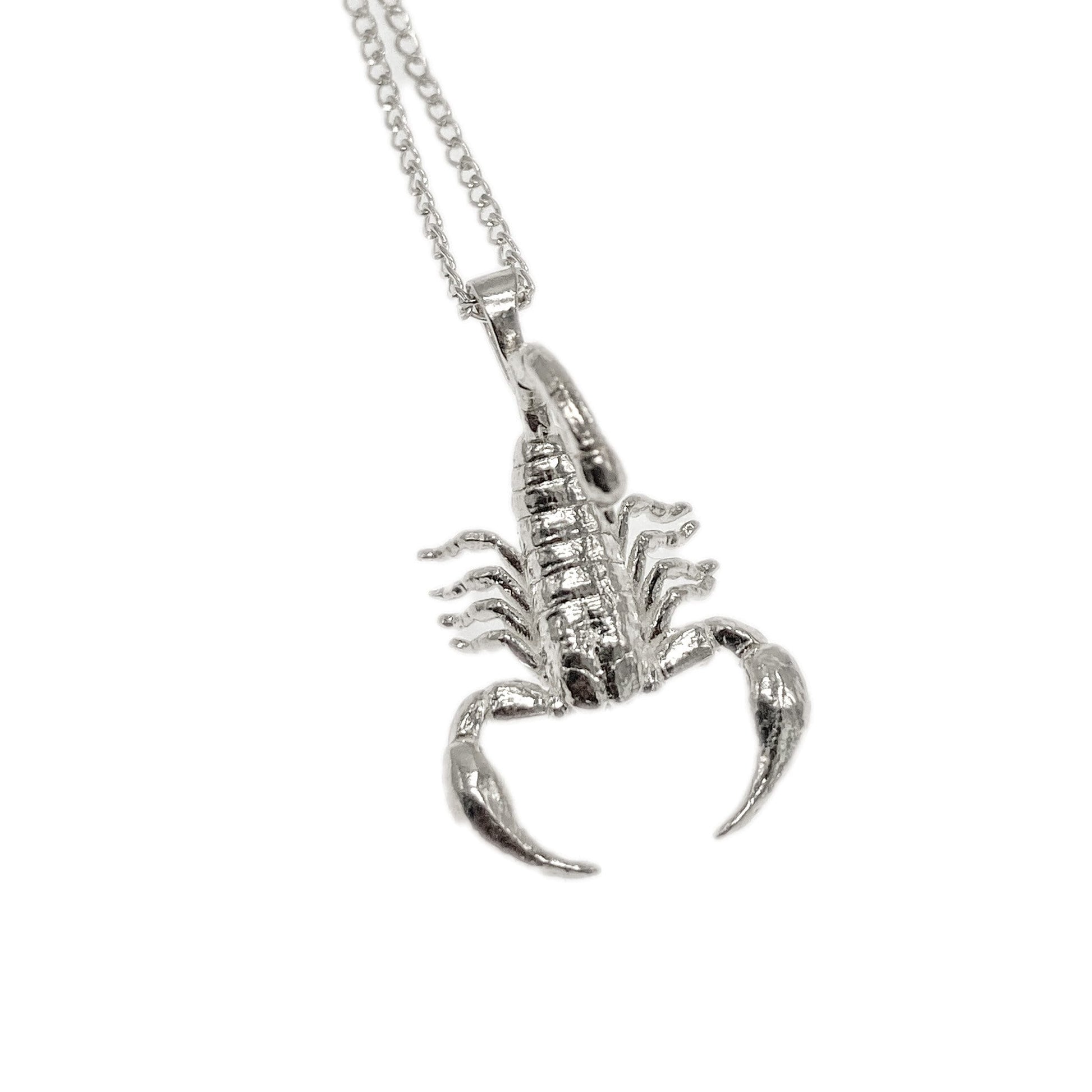Scorpion Pendant Only: 14k Gold Plate, Sterling Silver, Vermeil