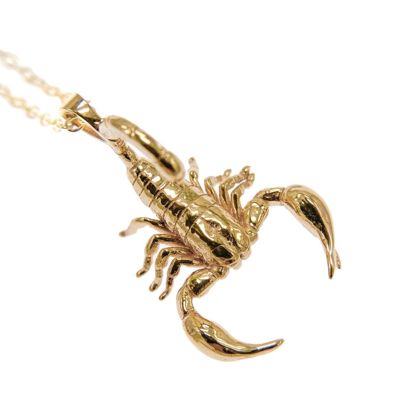 Scorpion Pendant Only: 14k Gold Plate, Sterling Silver, Vermeil
