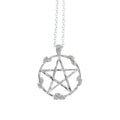 Floral Pentagram Necklace