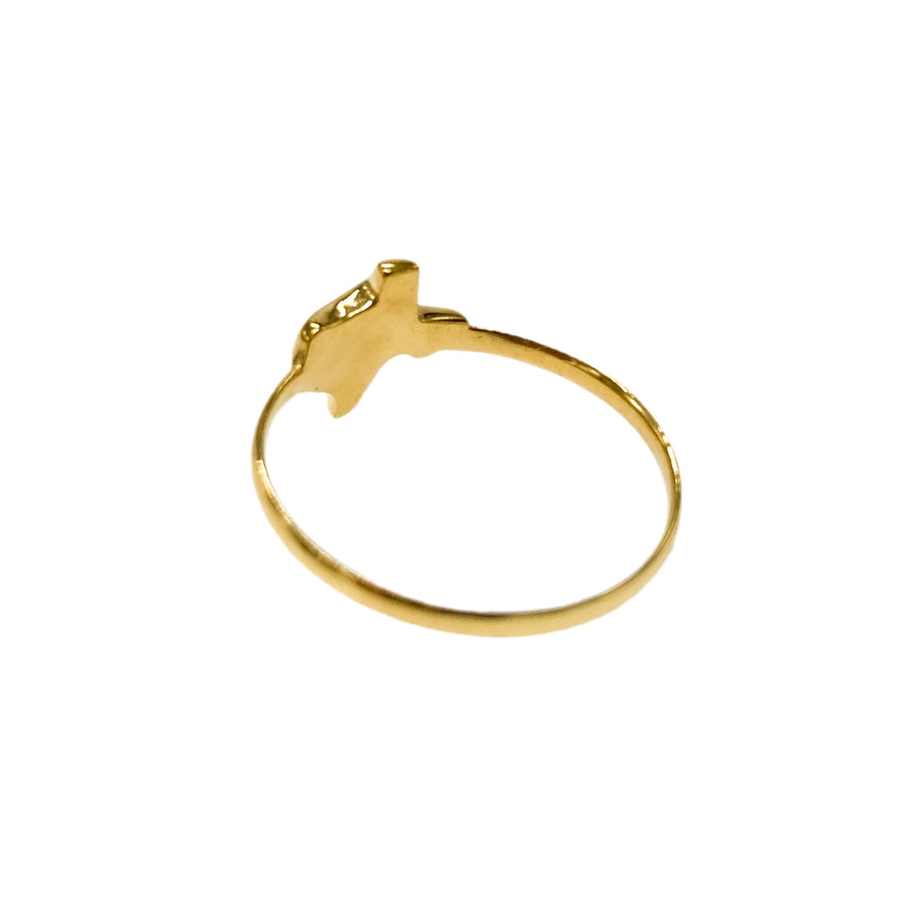Vermeil Texas Ring size 4.75