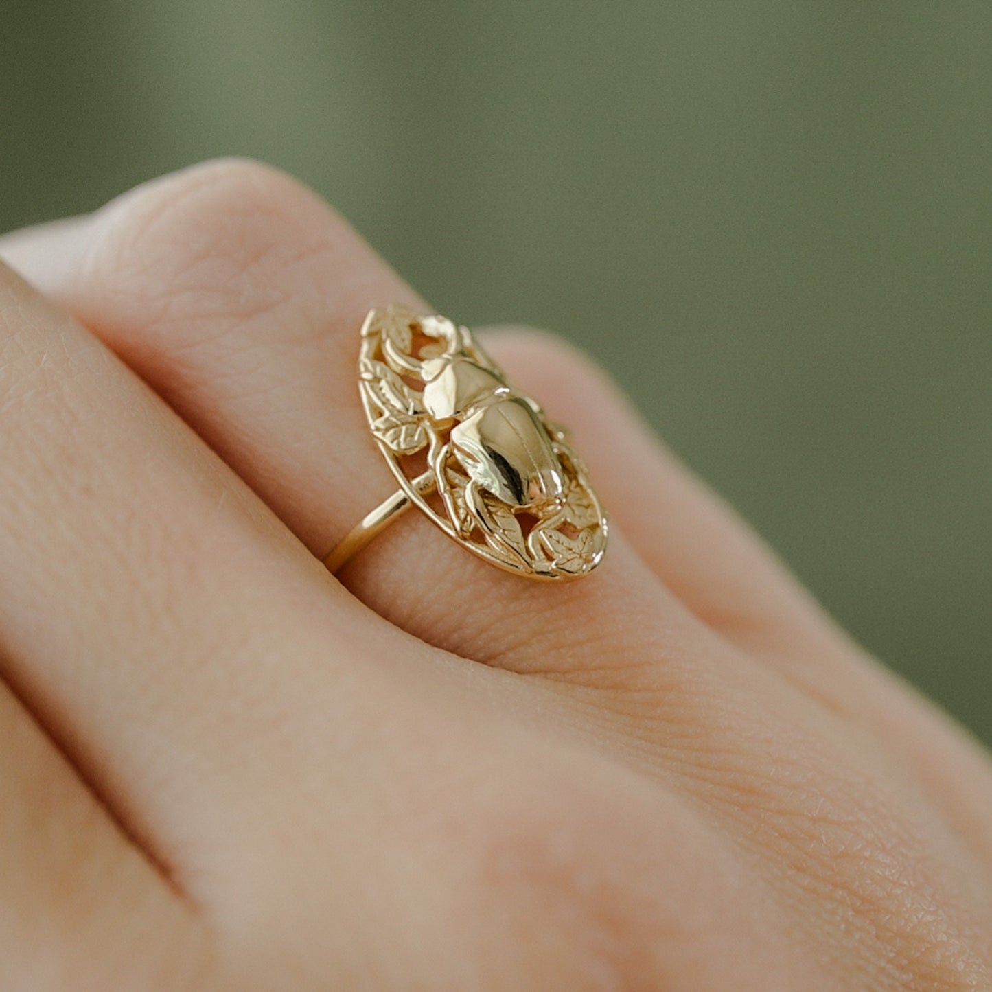 Stag Beetle Ring