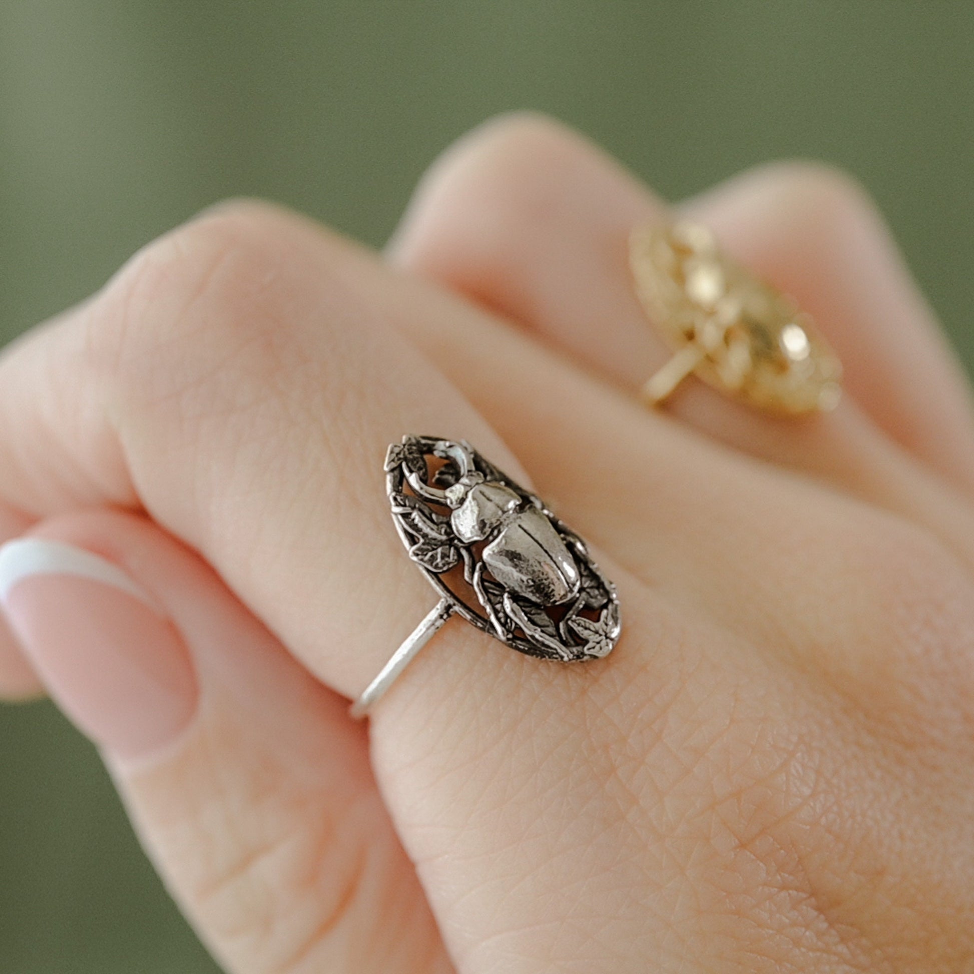 Stag Beetle Ring