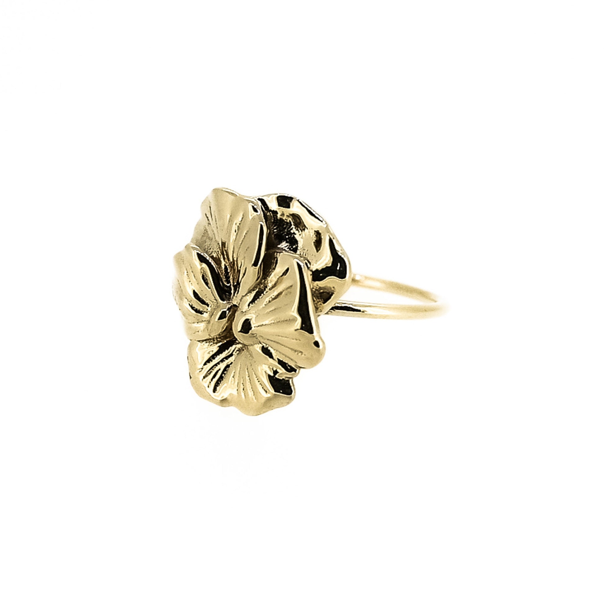 Pansy Flower Ring