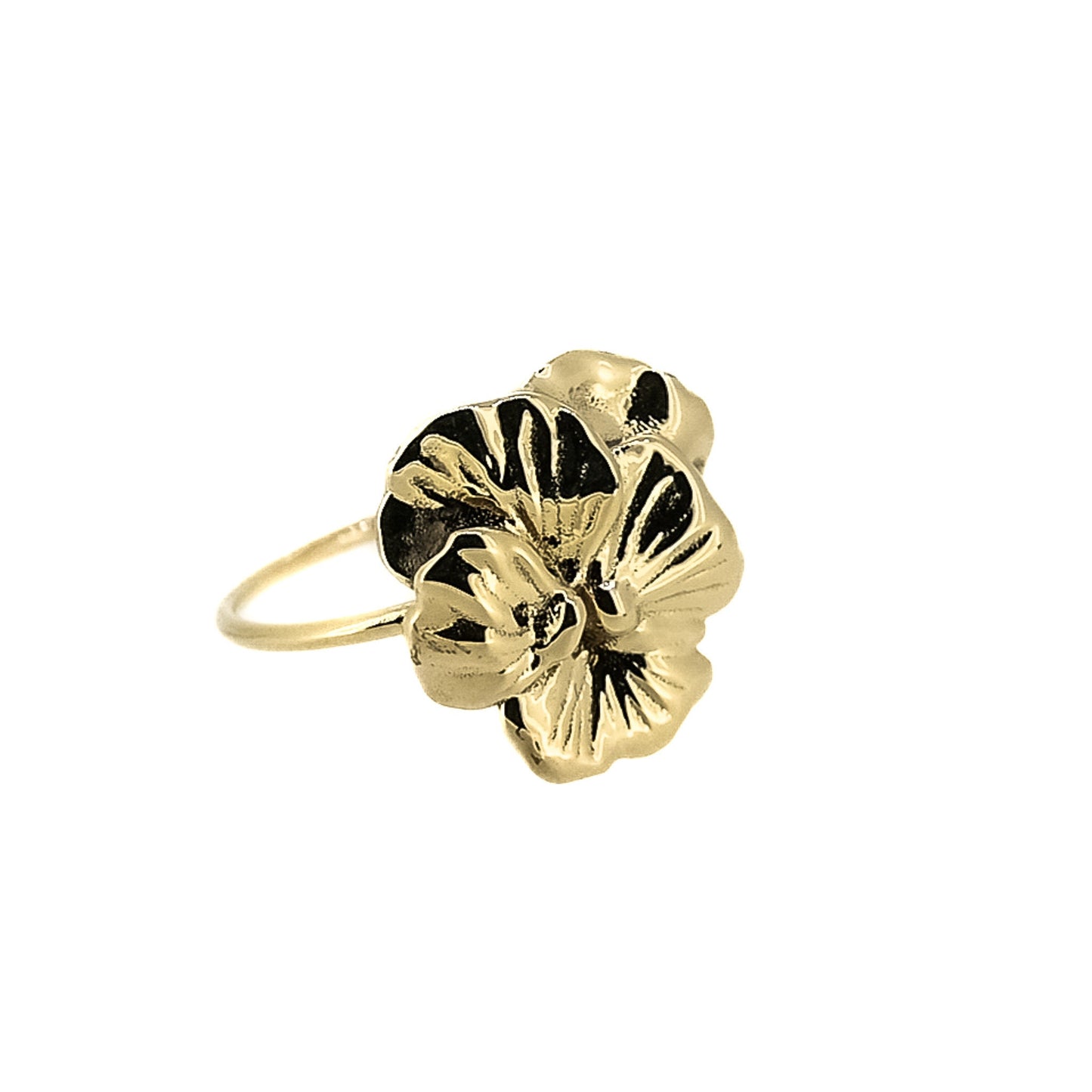 Pansy Flower Ring