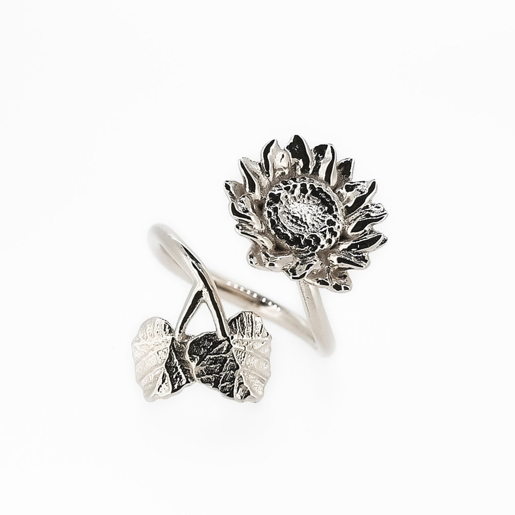 Sunflower Adjustable Ring