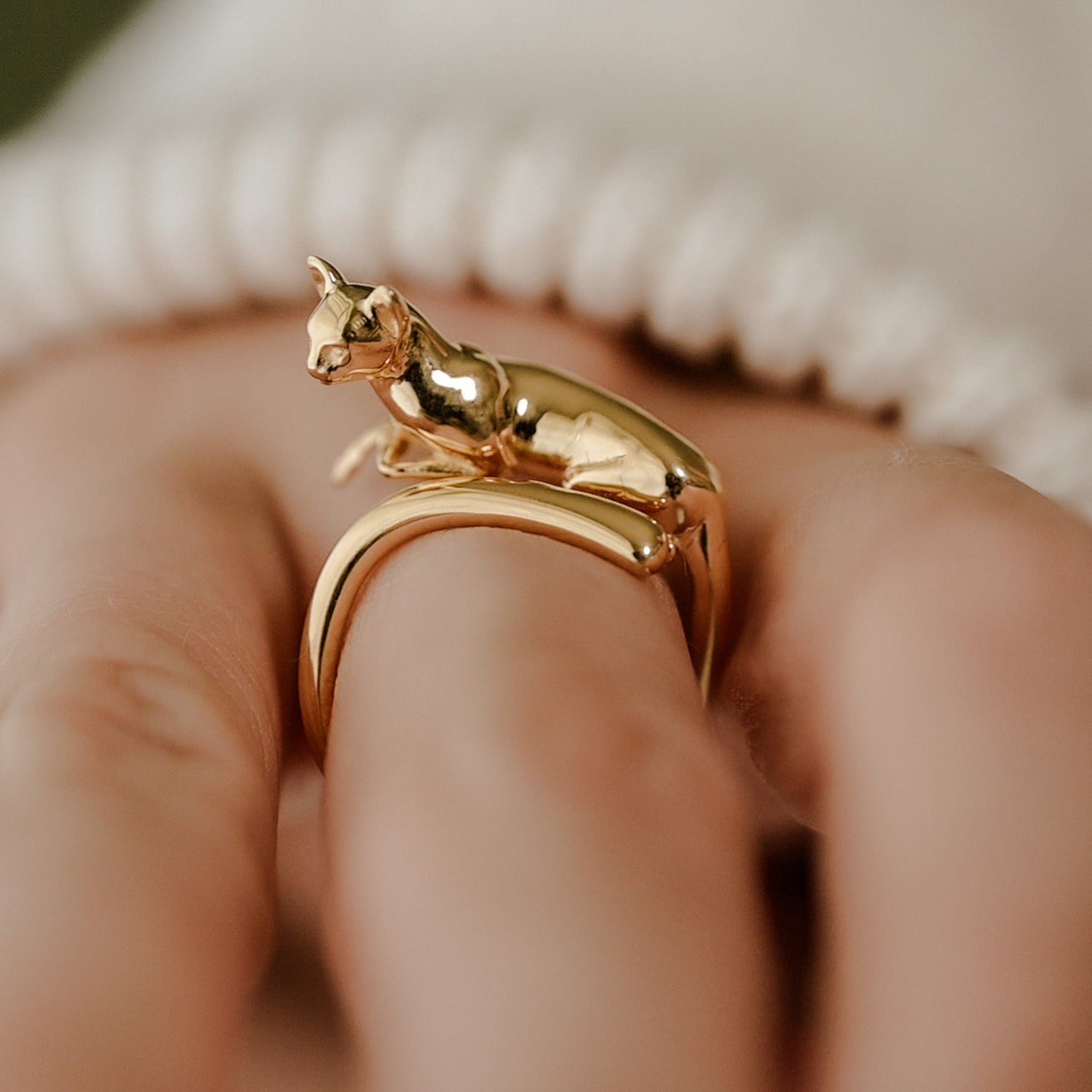 Egyptian Bastet Cat Ring