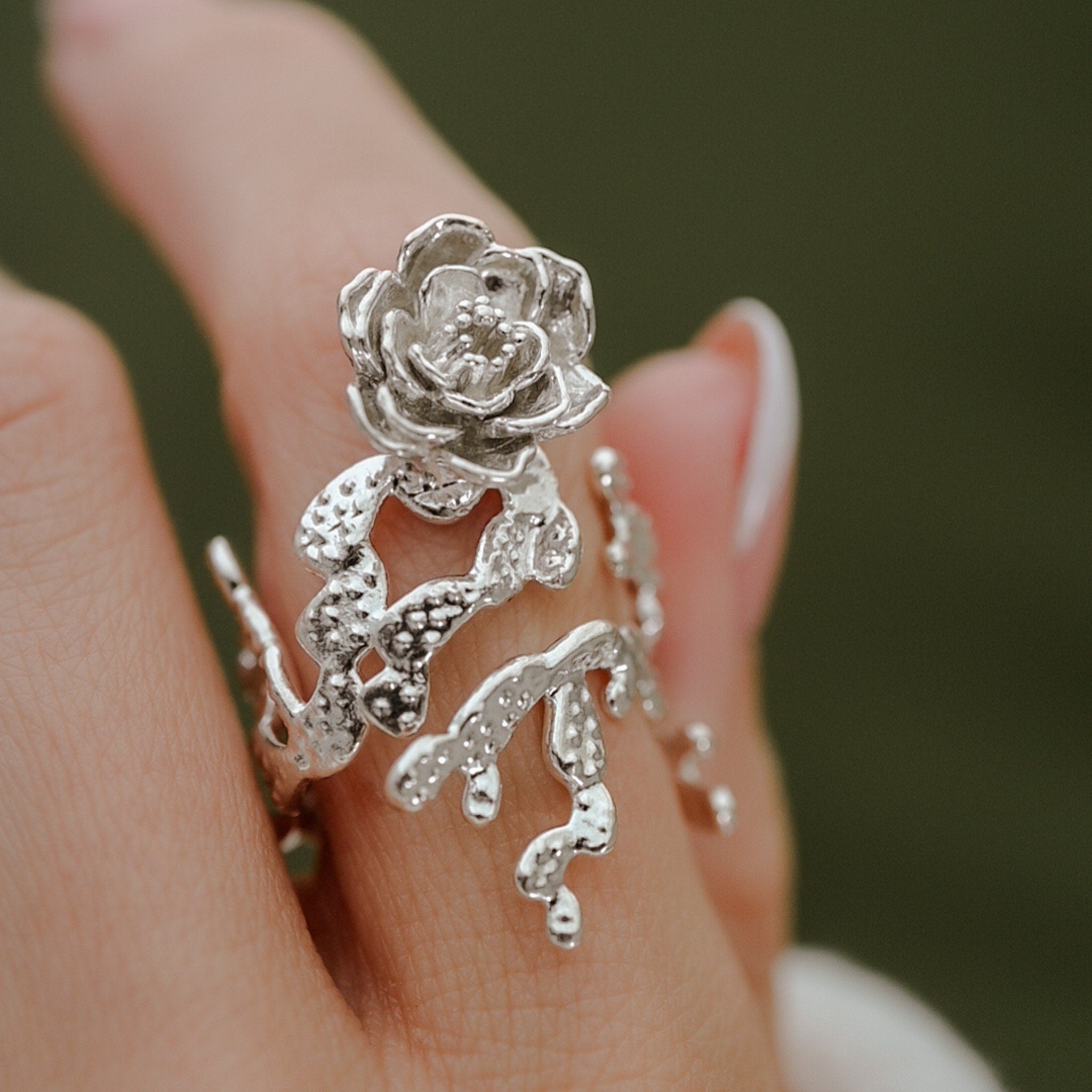 Cactus Rose Ring