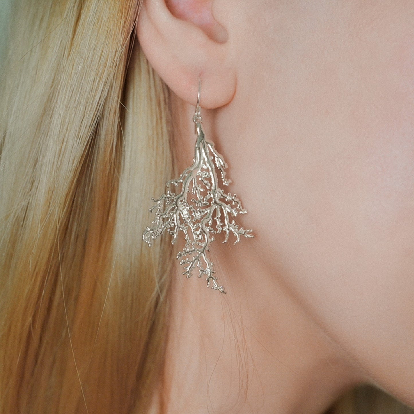 Coral Earrings