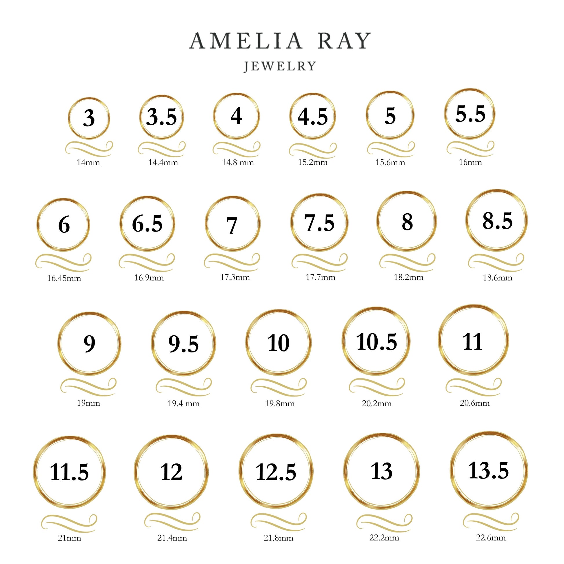 Solid Gold Lily of the Valley Ring with AA Lab-Made Emerald