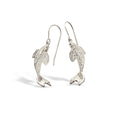 Koi Fish Earrings: Sterling Silver or Gold Plated